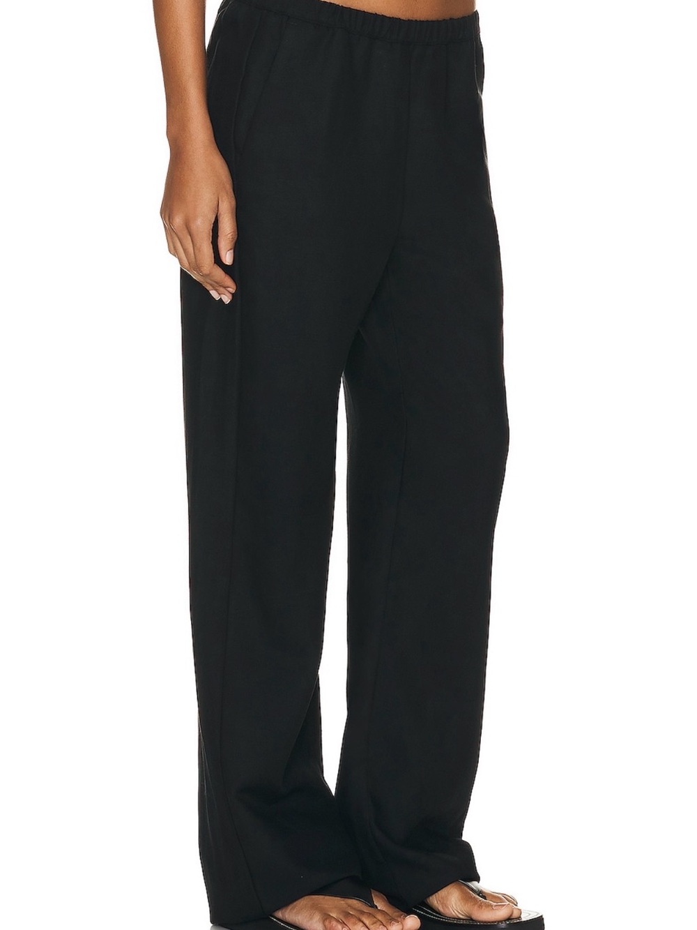 Enza Costa Black Twill Everywhere Pant